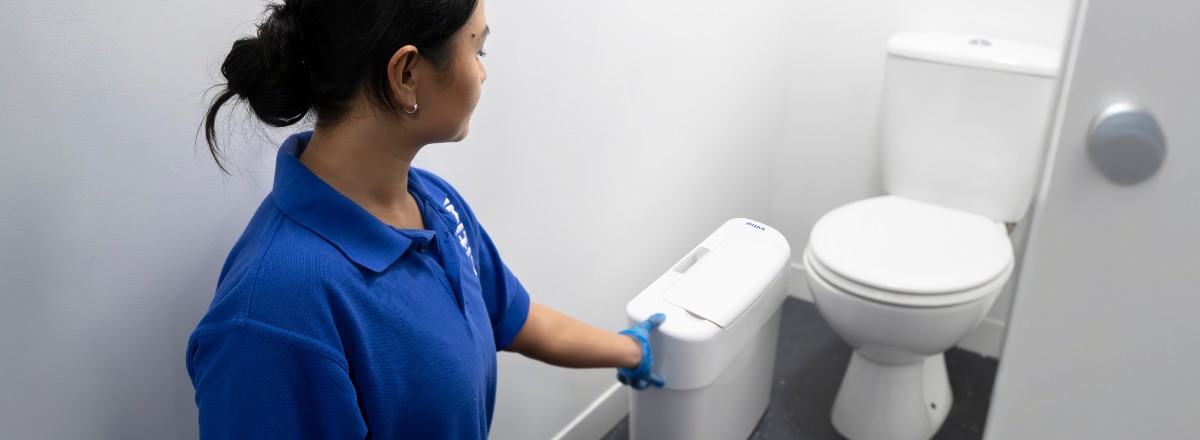 Initial Signature Inclusive Sanitary Bin
